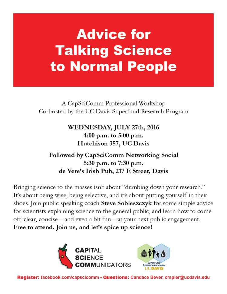 CapSciComm Event 201607
